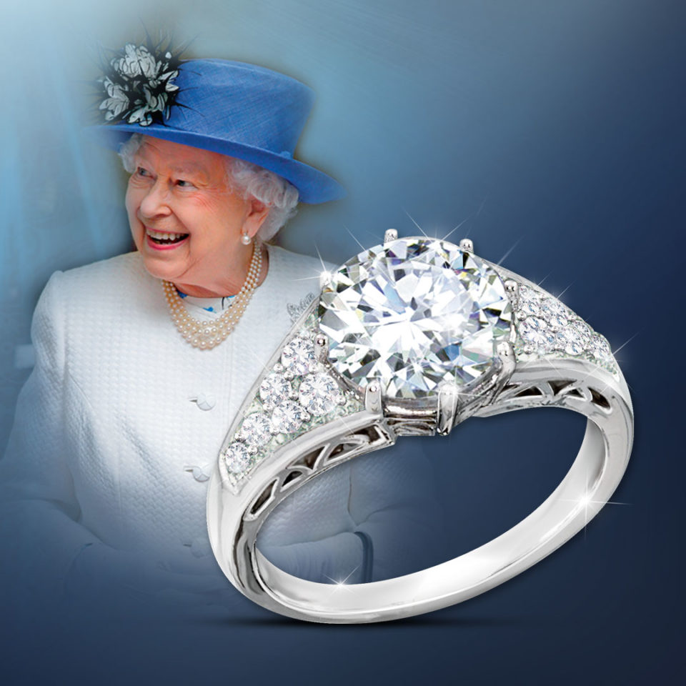 "Reign Of Romance" Diamonesk Replica Royal Engagement Ring