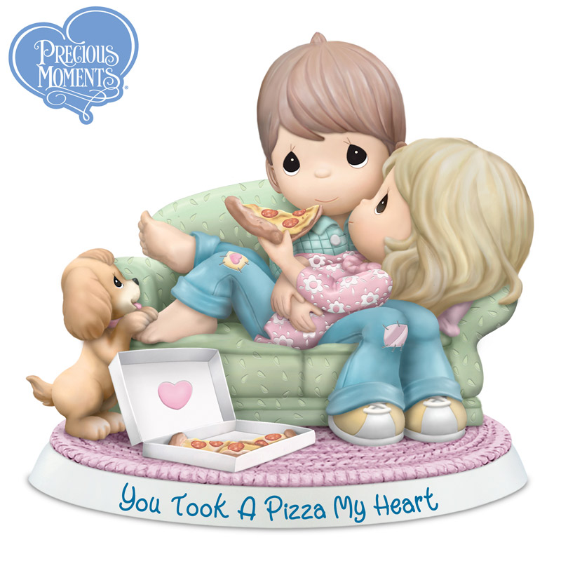 Precious Moments You Took A Pizza My Heart Figurine
