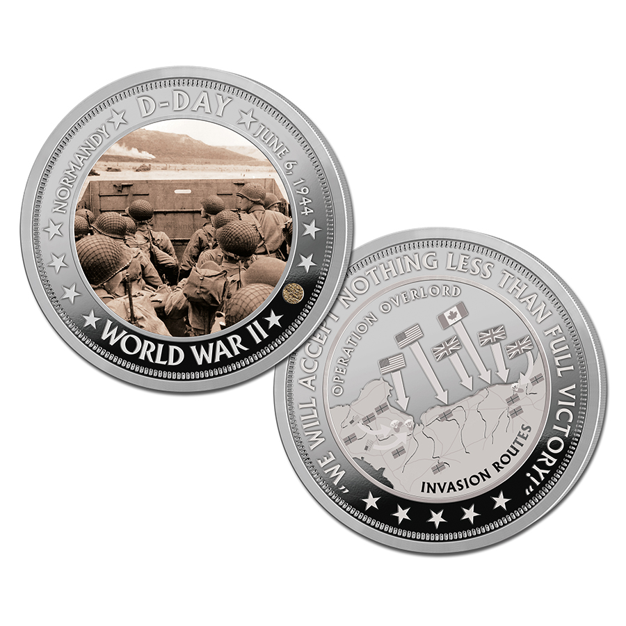 The 75th Anniversary Of D-Day Proof Coin Collection