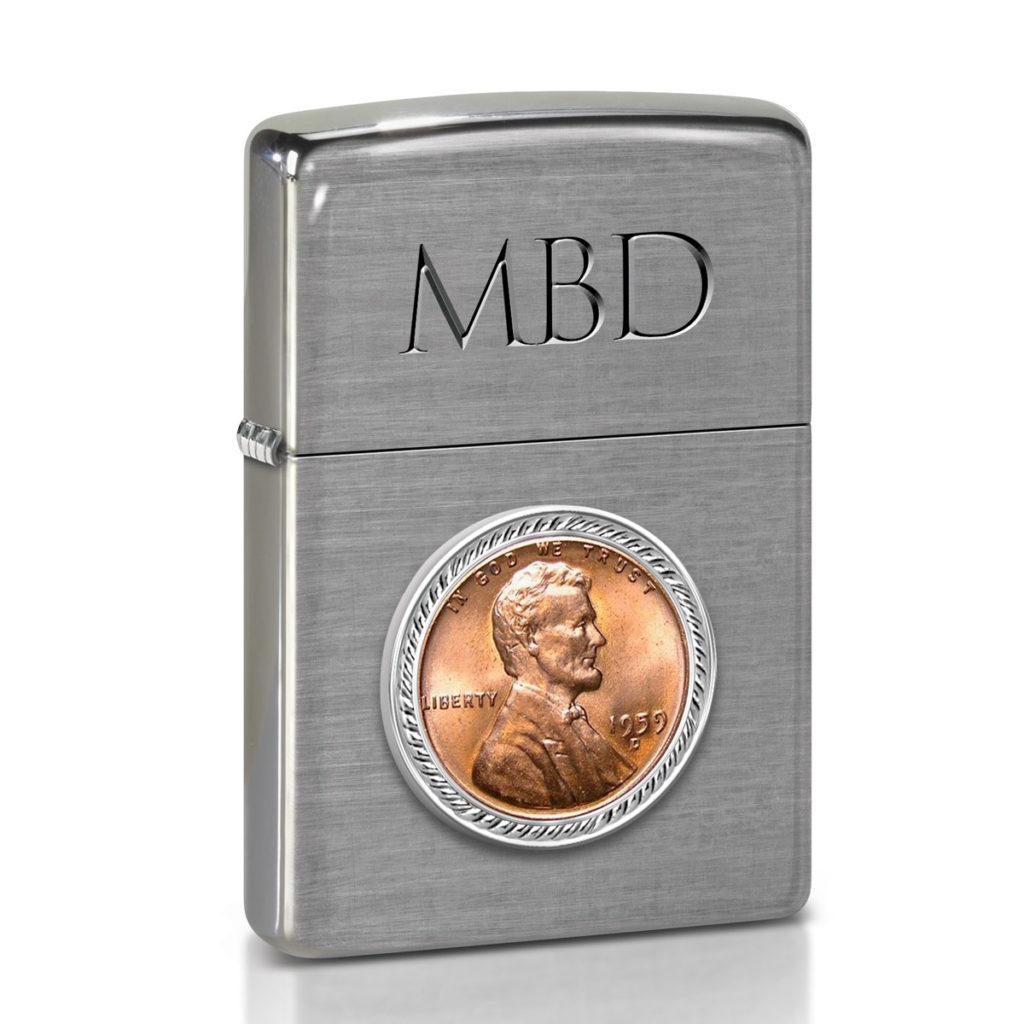 Year of Your Birth Personalized Zippo Lighter