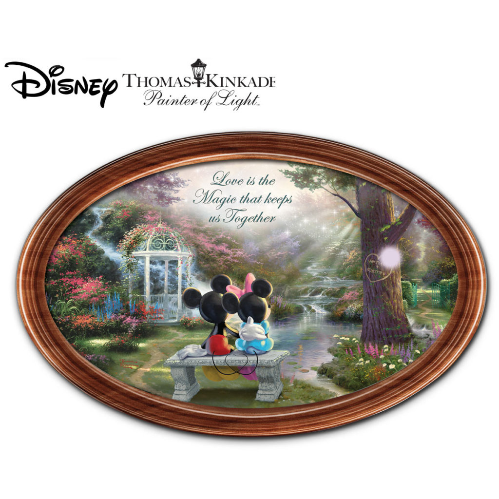 Disney The Magic of Love Personalized Collector Plate