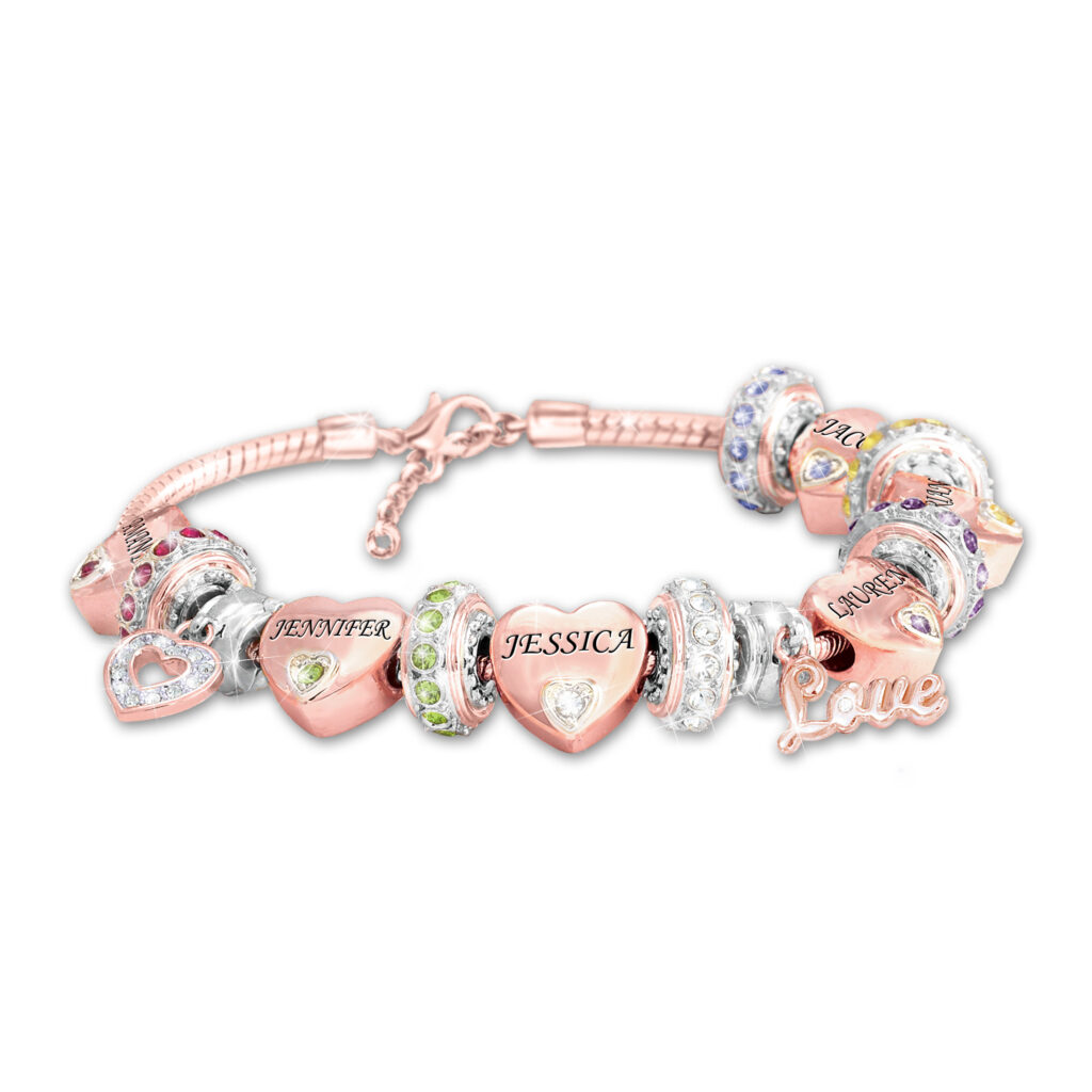 Forever In A Mother’s Heart Personalized Bracelet