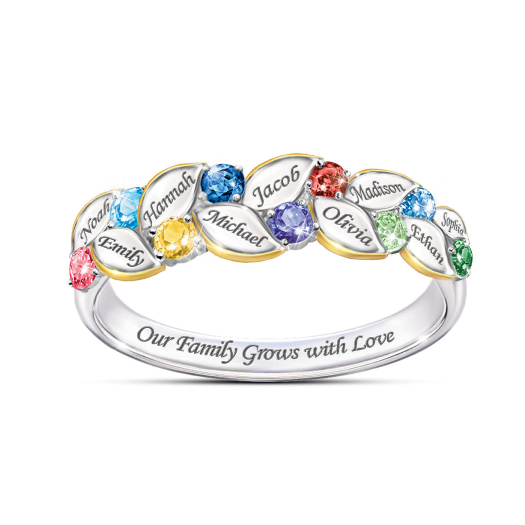 Our Family of Joy Personalized Ring