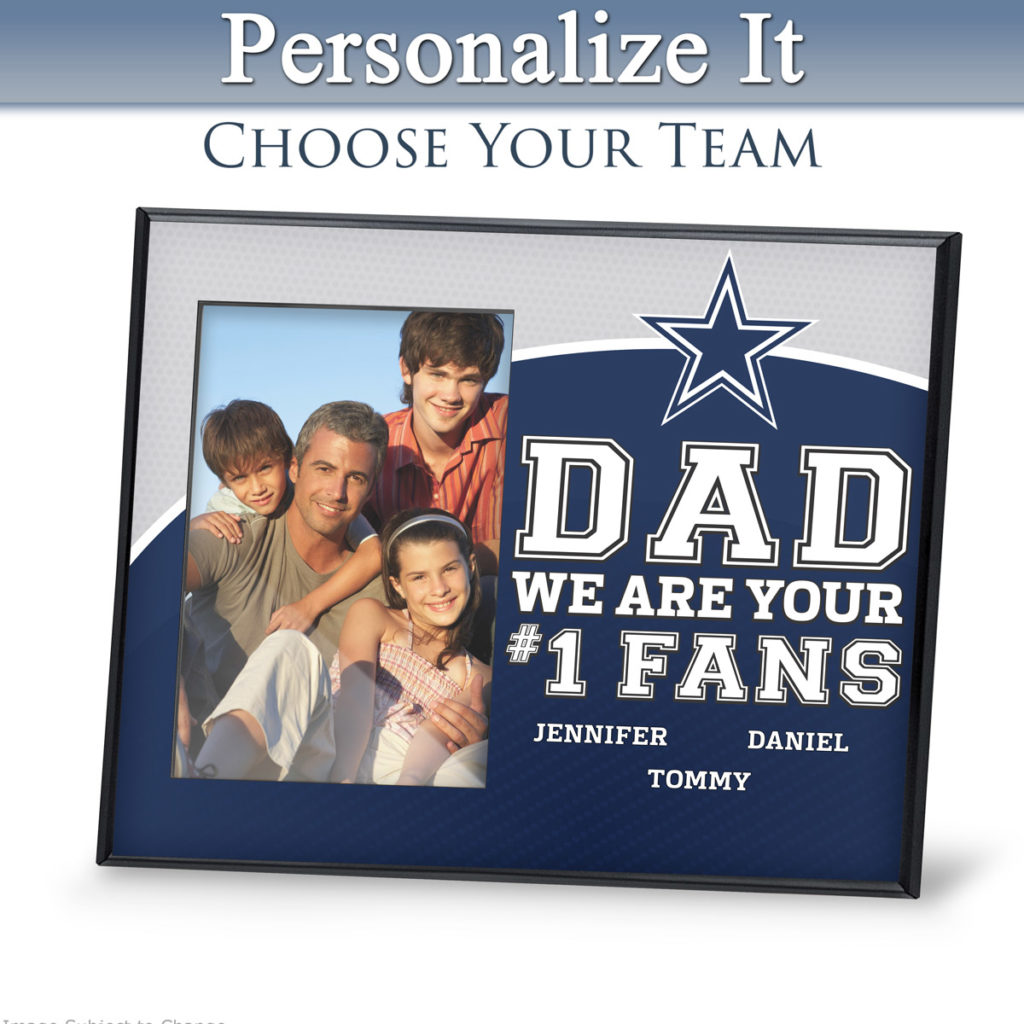 Dad's Fans Personalized Picture Frame