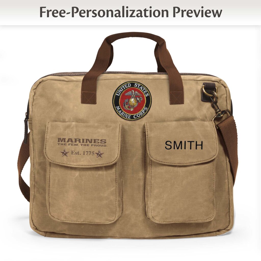 USMC Personalized Tote Bag 