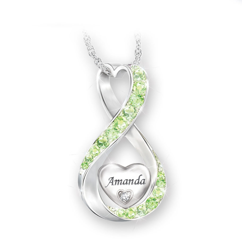 Always Loved Personalized Diamond Pendant Necklace
