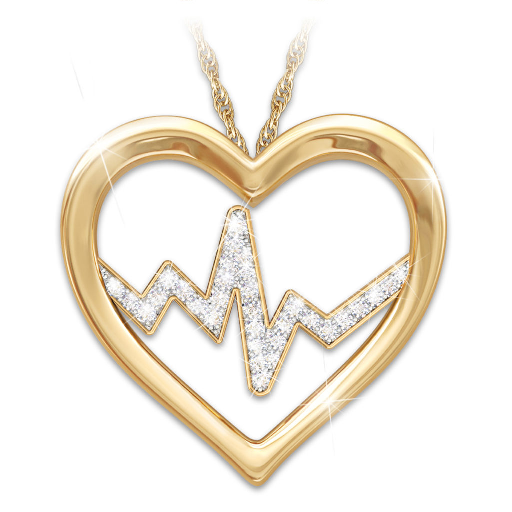 Heart Of A Nurse Pendant Necklace