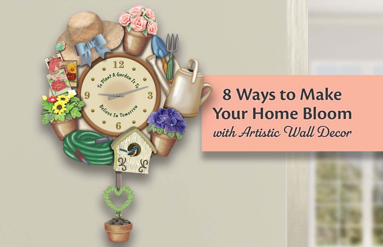 8 Ways to Make Your Home Bloom with Artistic Wall Decor