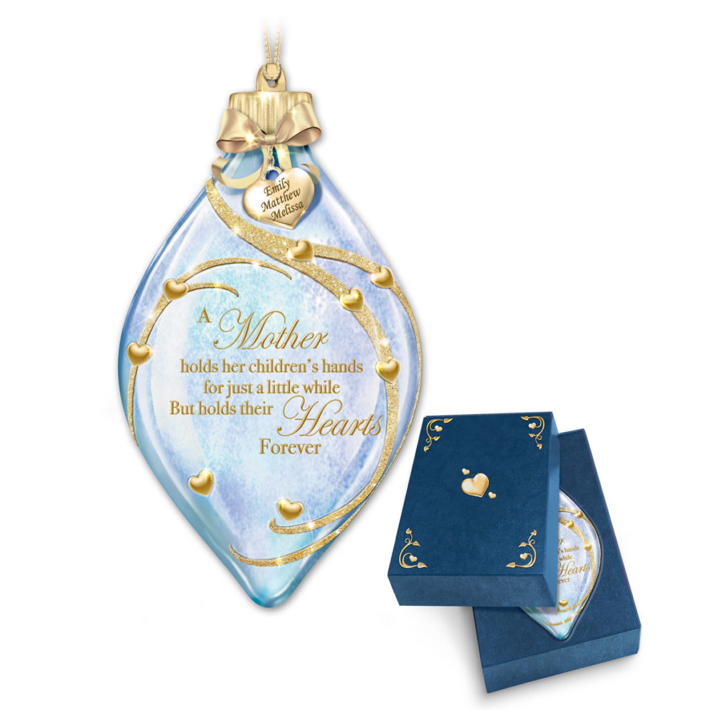 A Mother Holds Her Child’s Heart Personalized Ornament
