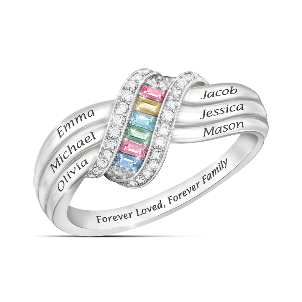 Forever Family Personalized Ring