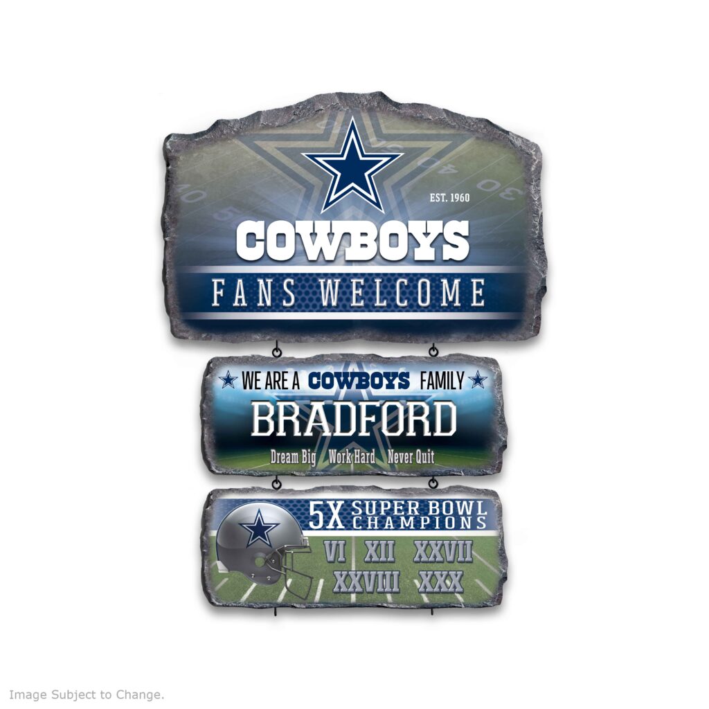 Dallas Cowboys Personalized Welcome Sign Collection