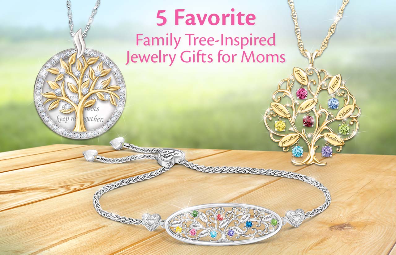 <strong>5 Favorite Family Tree-Inspired Jewelry Gifts for Moms</strong>