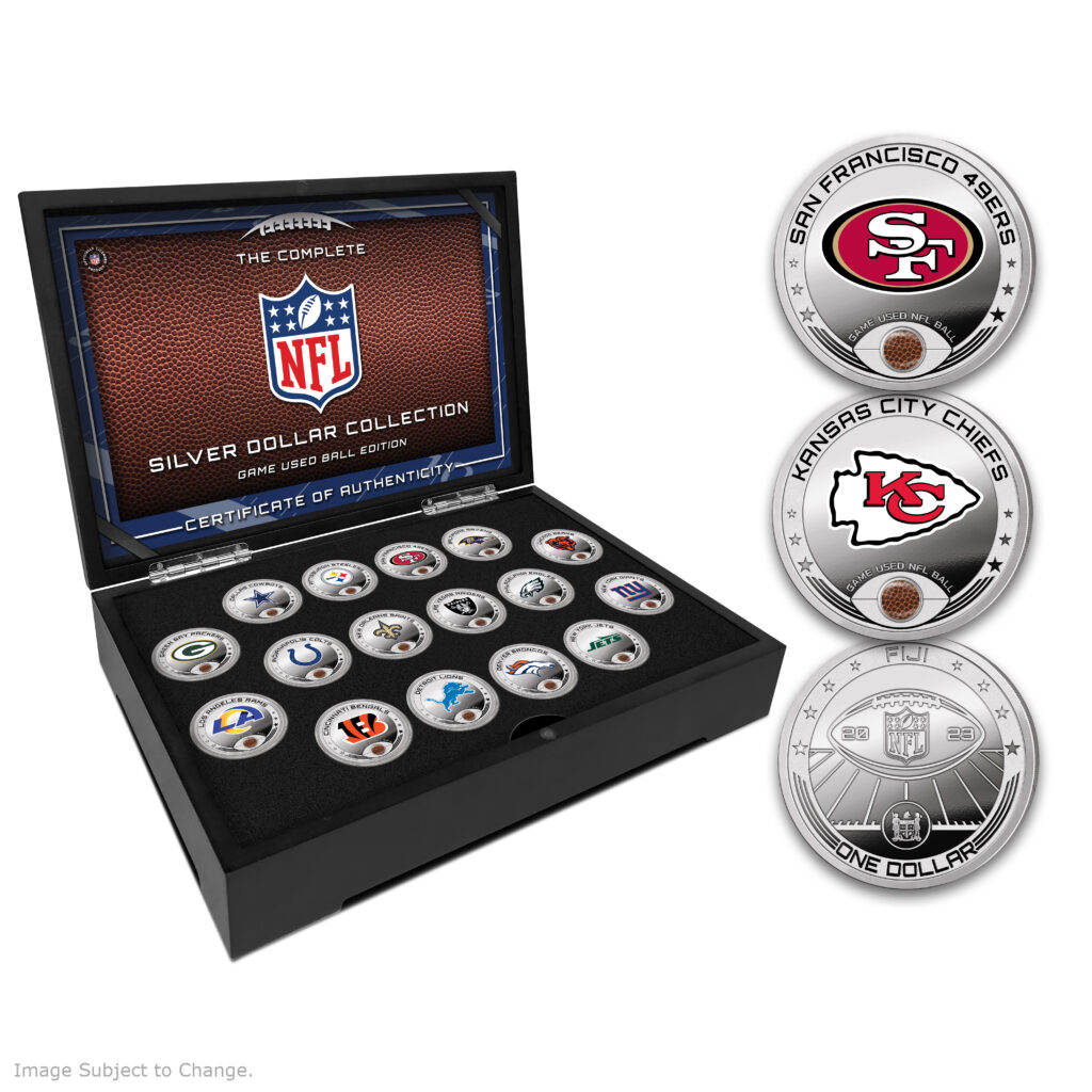 The Complete NFL Silver Dollar Proof Coin Collection