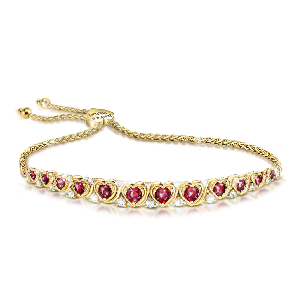 A Dozen Rubies of Love Bracelet