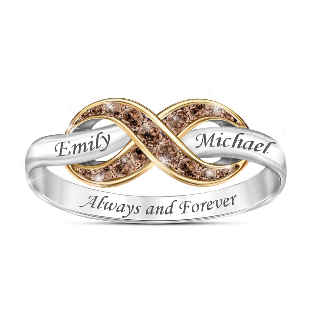 Always & Forever Personalized Diamond Ring