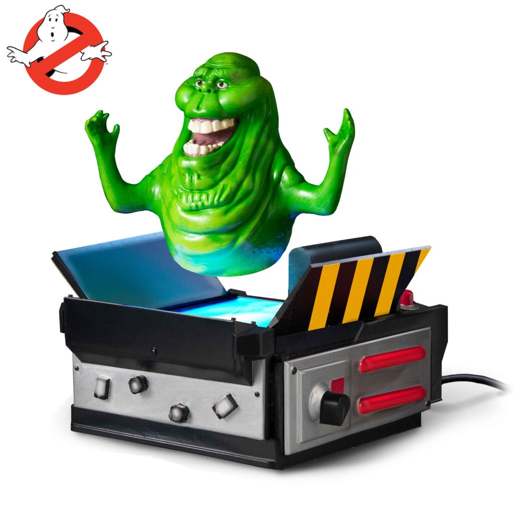 Ghostbusters™ Levitating Slimer™ Ghost Trap Sculpture