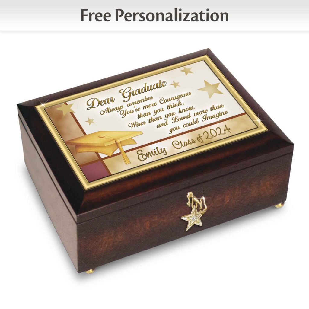 Congratulations, Graduate Personalized Music Box