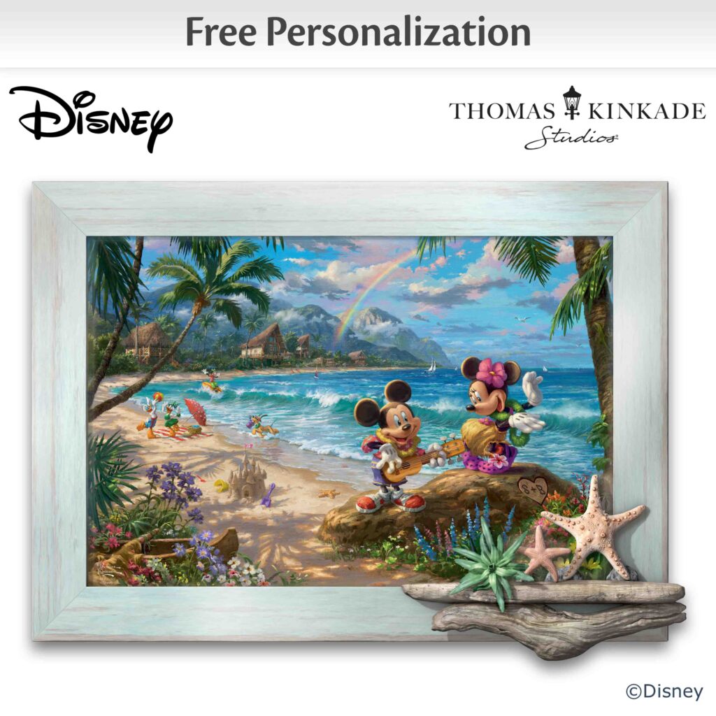 Disney Thomas Kinkade Sunshine Fun Personalized Wall Decor