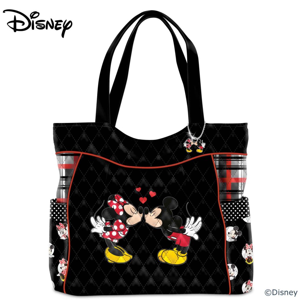 Mickey and Minnie Love Story Tote Bag