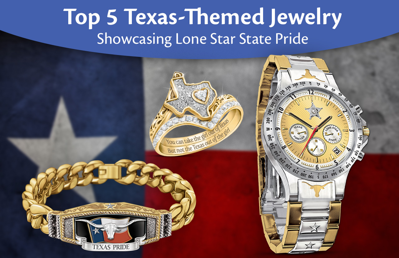 Top 5 Texas-Themed Jewelry Showcasing Lone Star State Pride