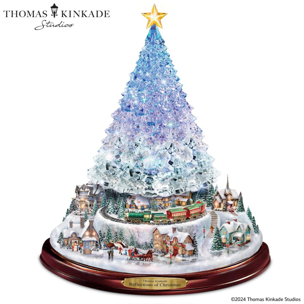 Thomas Kinkade Reflections of Christmas Tabletop Tree