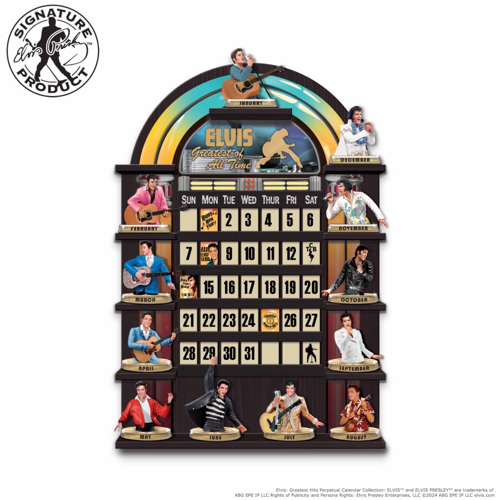 Elvis Greatest Hits Perpetual Calendar Collection