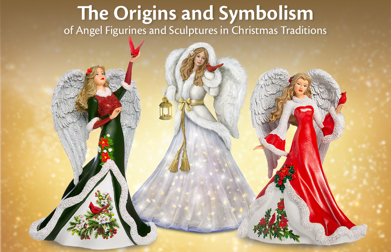 The Origins and Symbolism of Angel Figurines and Sculptures in Christmas Traditions