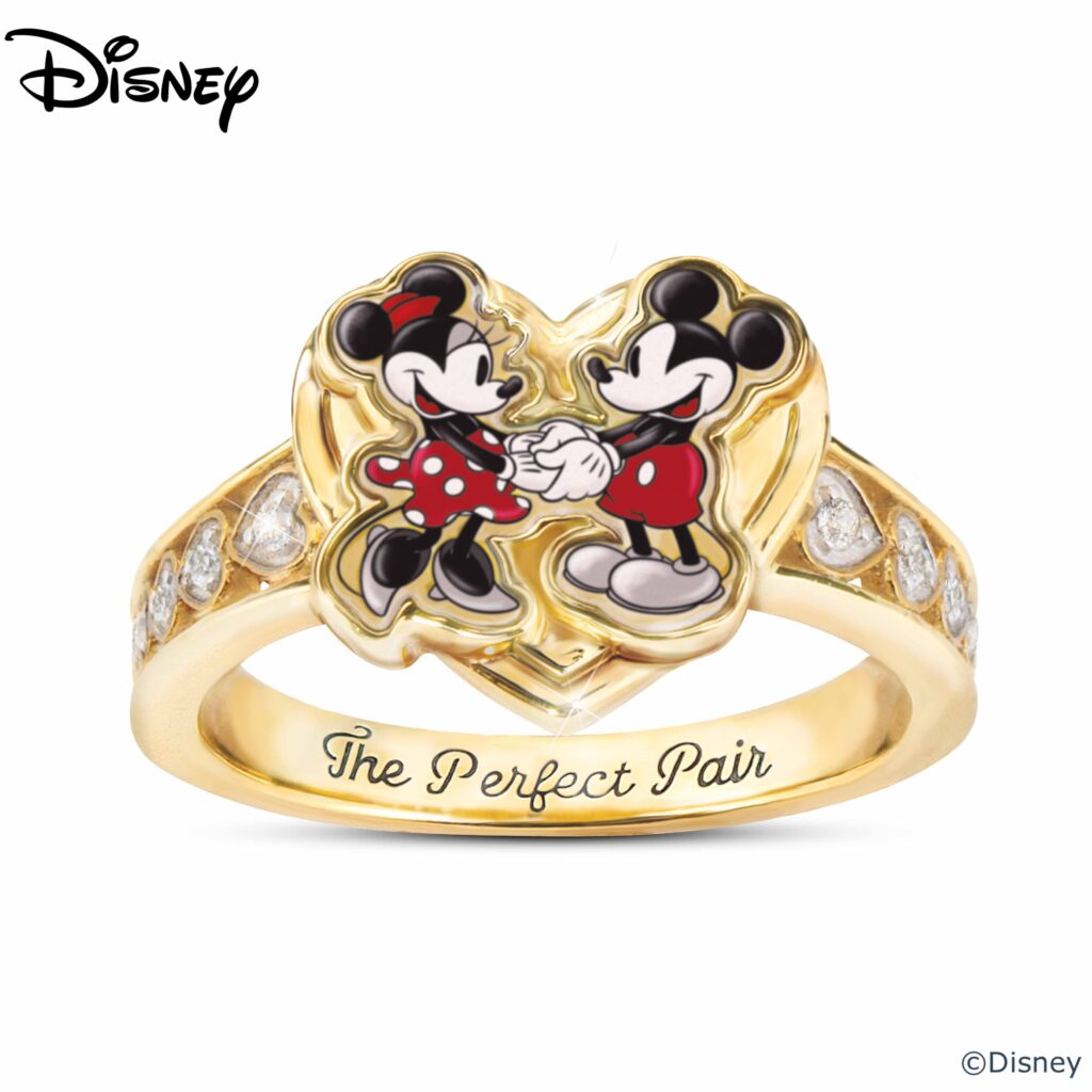 Disney Mickey Mouse and Minnie Mouse Ultimate Couple Ring