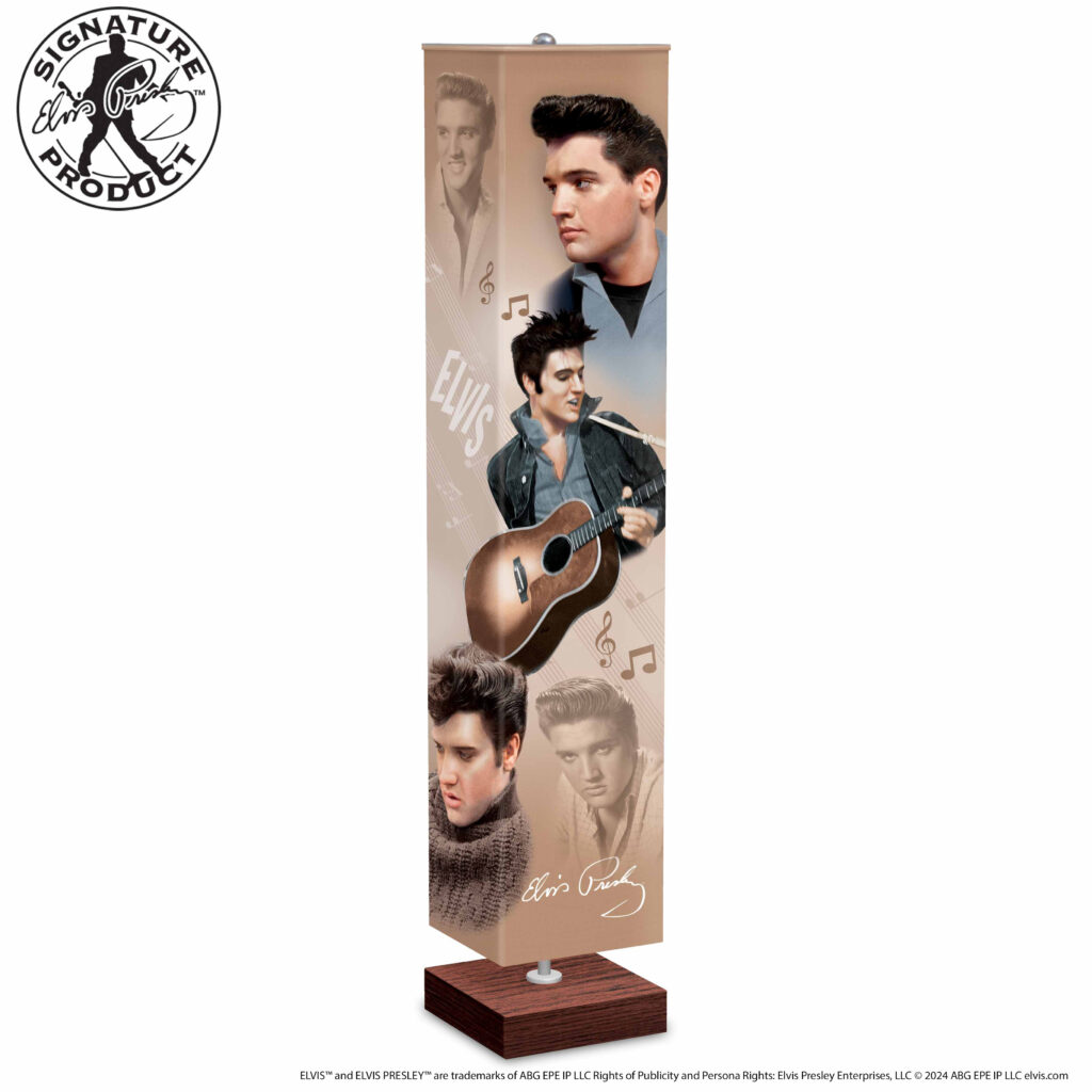 Elvis Presley Rock 'n Roll Legend Floor Lamp