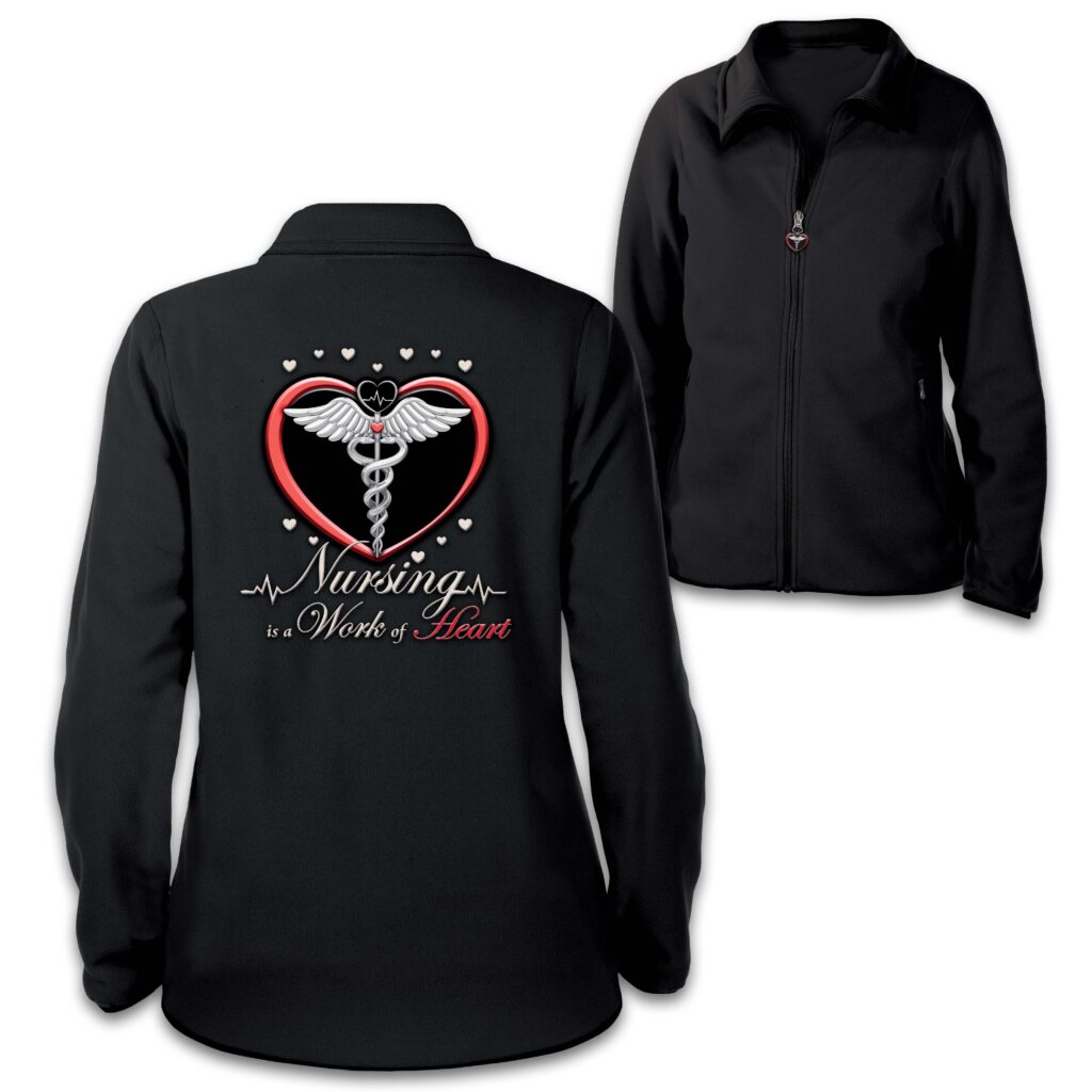 Nursing Is A Work Of Heart Women's Jacket