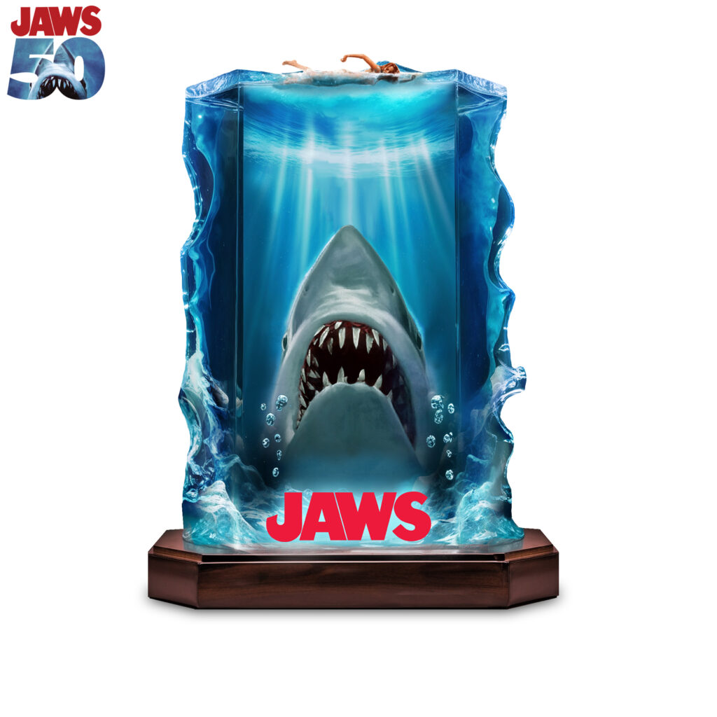 JAWS Crystal Clear Terror Sculpture Collection