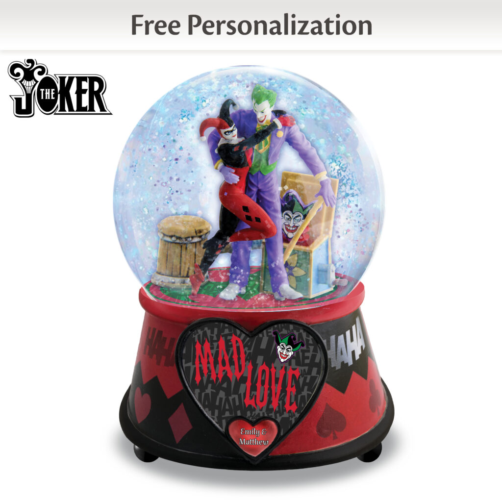Mad Love Personalized Glitter Globe