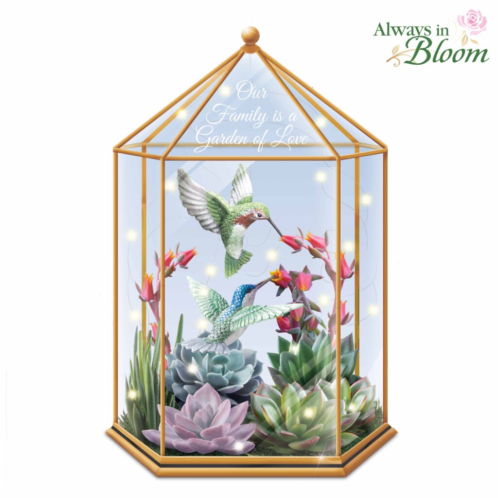 Our Family Is a Garden of Love Table Centerpiece