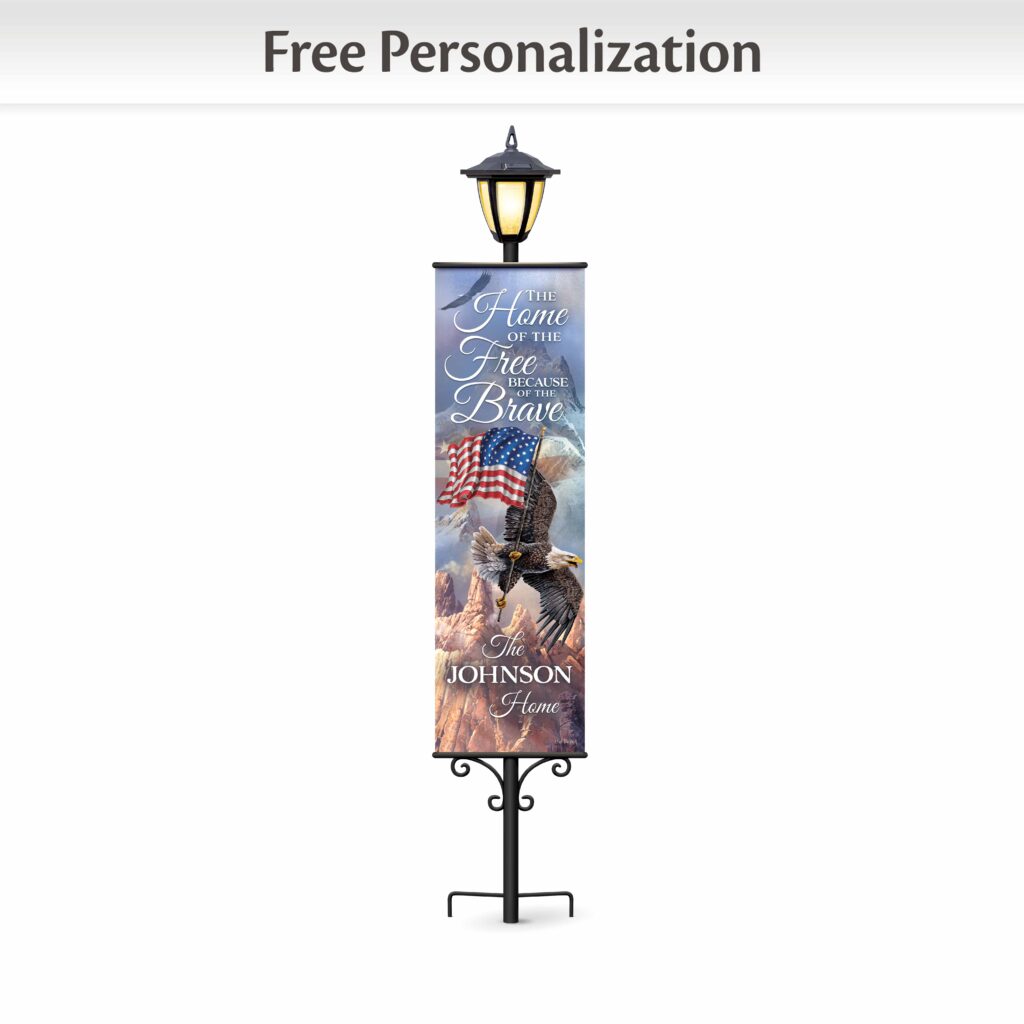 Wings Of Liberty Personalized Welcome Banner Collection