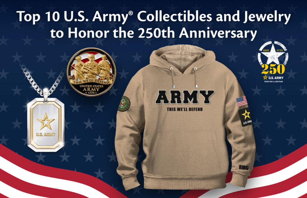 Top 10 U.S. Army® Collectibles and Jewelry