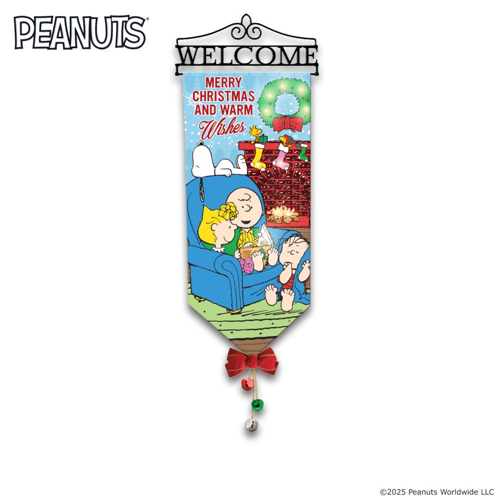 PEANUTS Illuminated Seasonal Welcome Banners