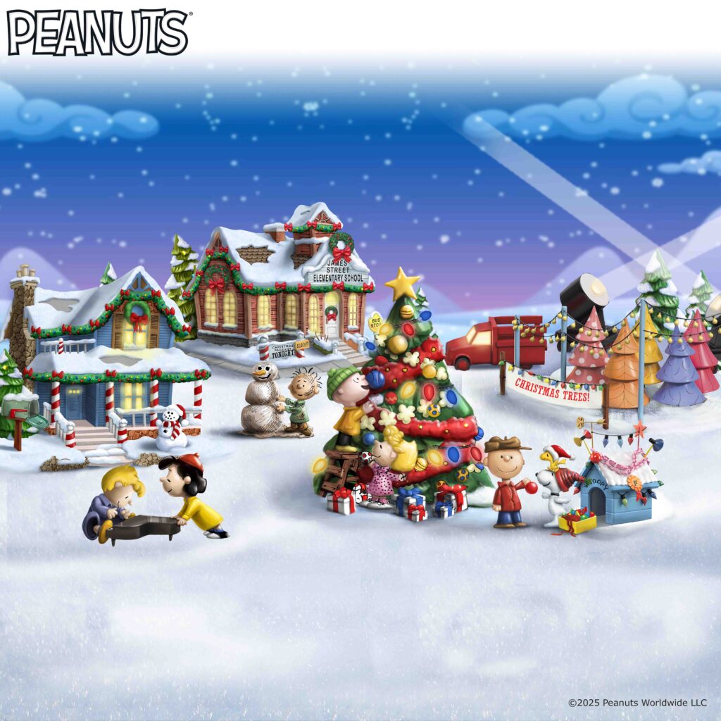 PEANUTS Illuminated Christmas Village Collection