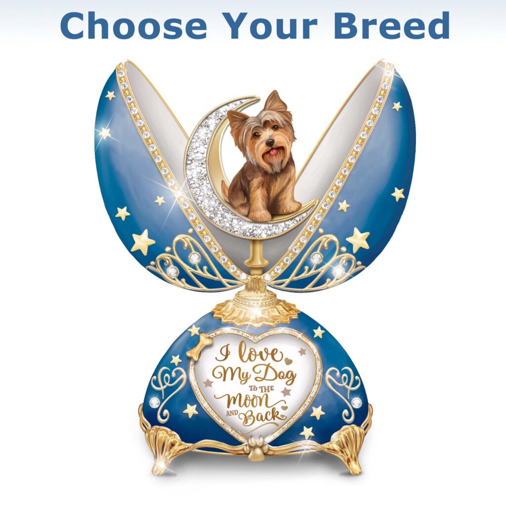 I Love My Dog To The Moon & Back Music Box