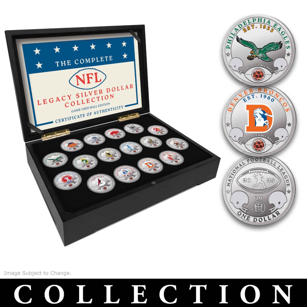 NFL Legacy Silver Dollar Coin