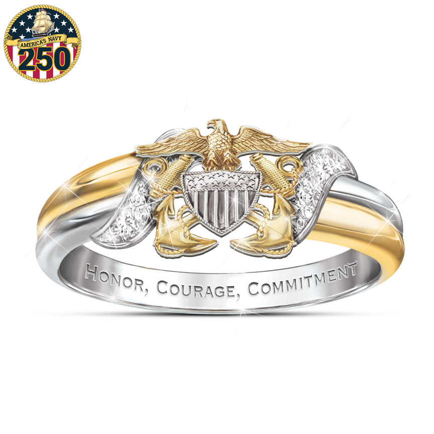U.S. Navy® Diamond Ring